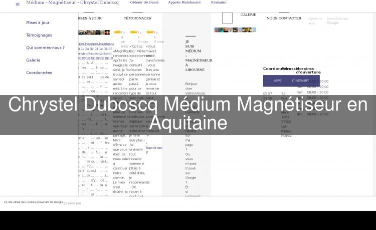 Chrystel Duboscq Médium Magnétiseur en Aquitaine