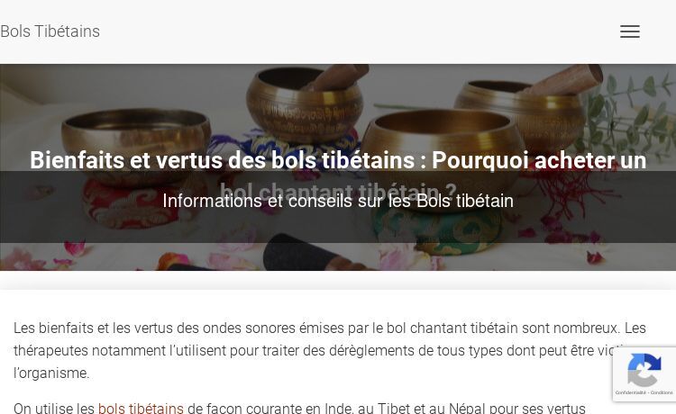 Informations et conseils sur les Bols tibétain