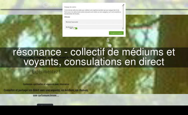 résonance - collectif de médiums et voyants, consulations en direct