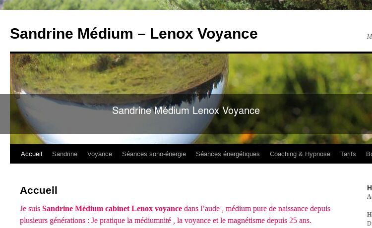 Sandrine Médium Lenox Voyance