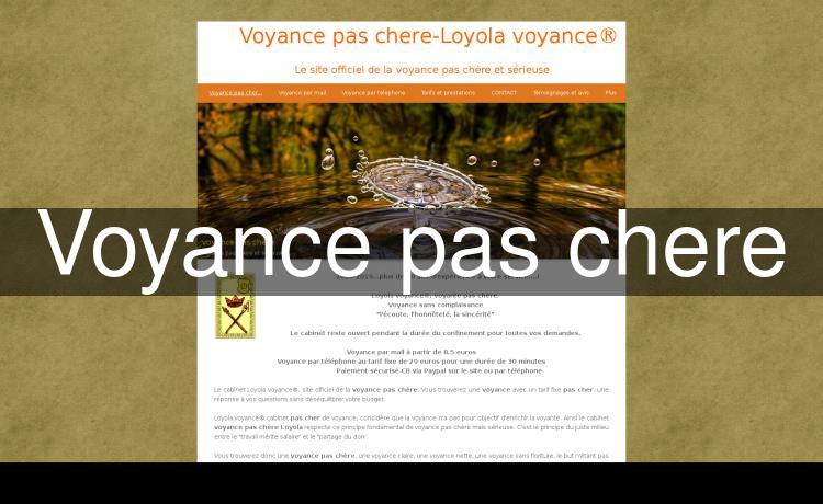 Voyance pas chere