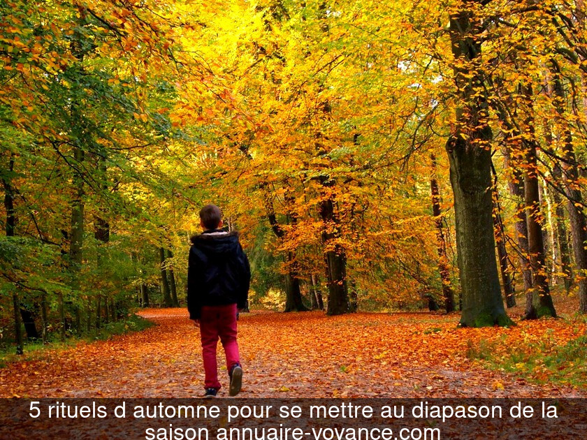 5 rituels d'automne pour se mettre au diapason de la saison