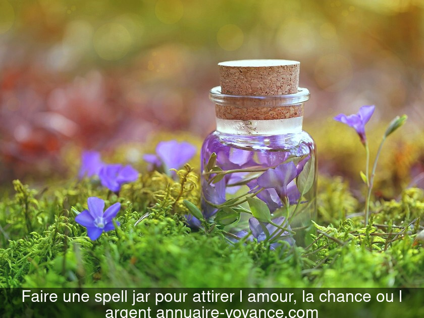Faire une spell jar pour attirer l'amour, la chance ou l'argent