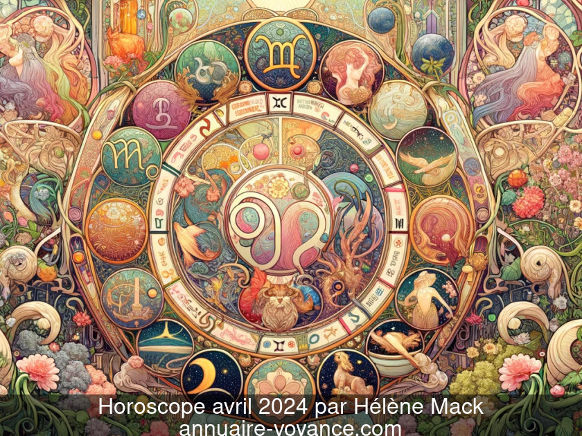 Horoscope avril 2024 par Hélène Mack
