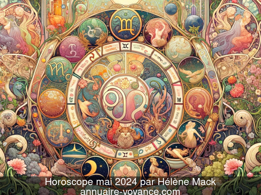 Horoscope mai 2024 par Hélène Mack