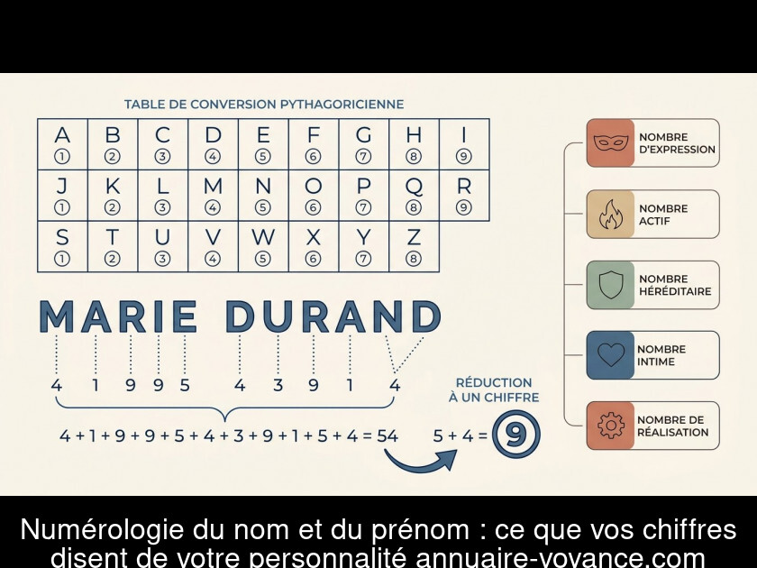 Numérologie du nom et du prénom : ce que vos chiffres disent de votre personnalité