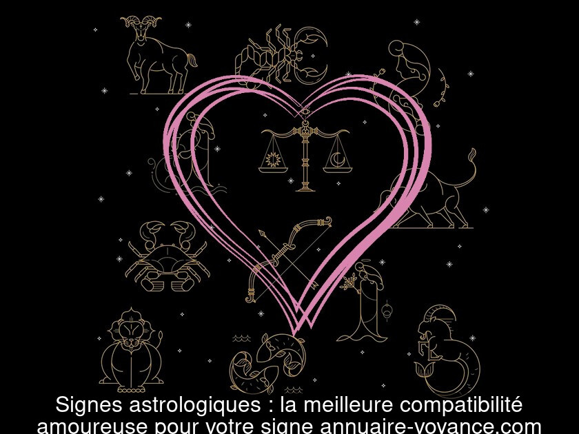 Signes astrologiques : la meilleure compatibilité amoureuse pour votre signe