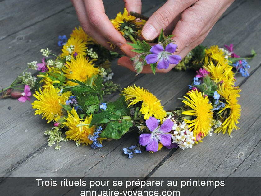 Trois rituels pour se préparer au printemps