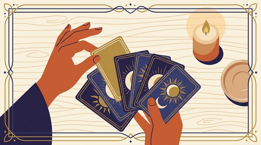 Une seule carte tirée de l'Oracle de Belline pour répondre à une question fermée