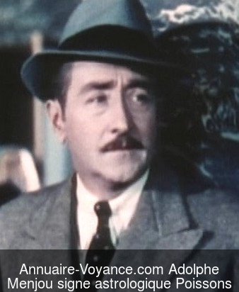 Adolphe Menjou Poissons