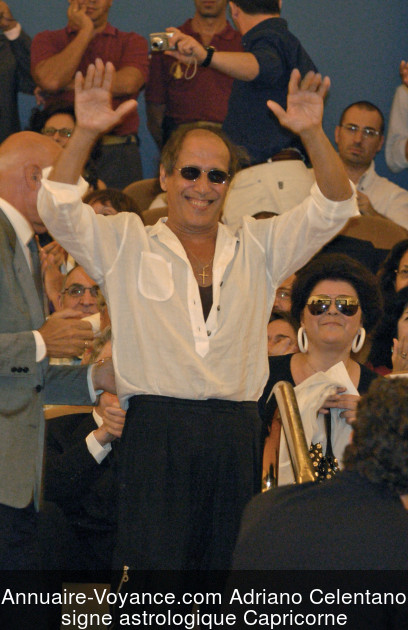 Adriano Celentano Capricorne