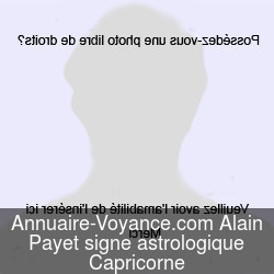 Alain Payet Capricorne