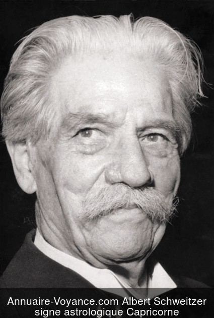 Albert Schweitzer Capricorne