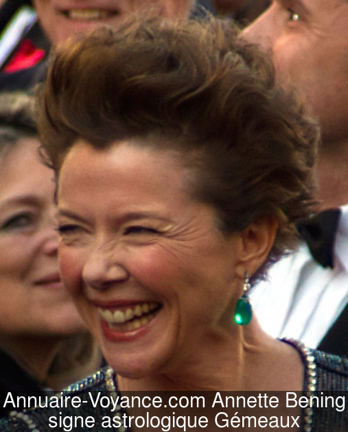 Annette Bening Gémeaux