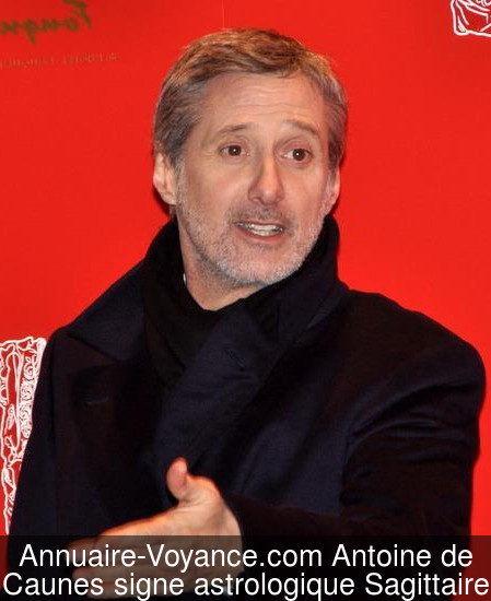 Antoine de Caunes Sagittaire