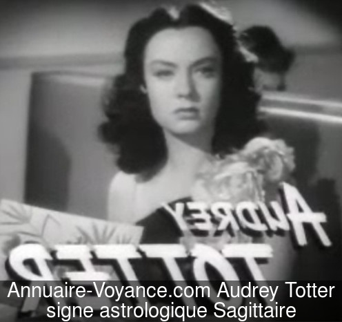 Audrey Totter Sagittaire