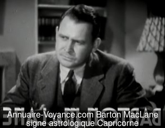 Barton MacLane Capricorne