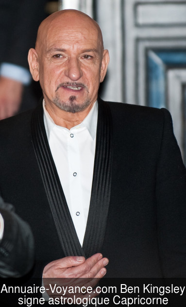 Ben Kingsley Capricorne