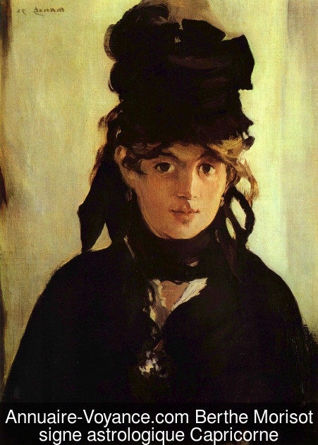 Berthe Morisot Capricorne