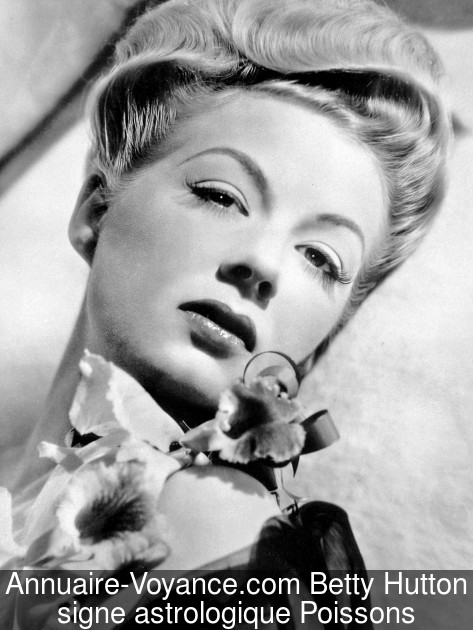 Betty Hutton Poissons