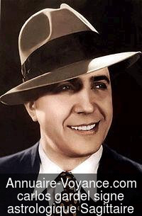 carlos gardel Sagittaire