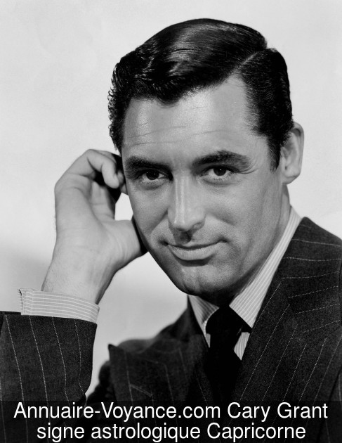 Cary Grant Capricorne