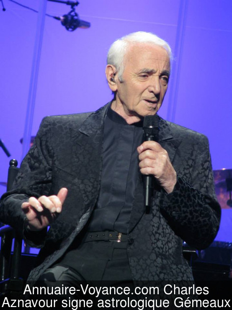 Charles Aznavour Gémeaux