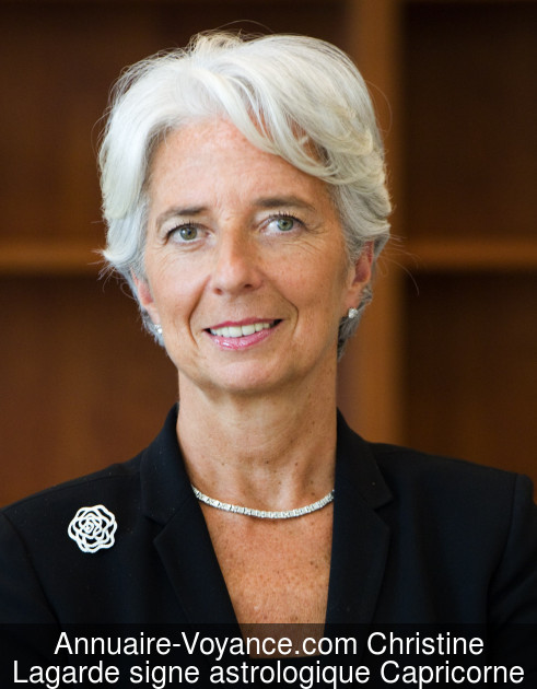 Christine Lagarde Capricorne