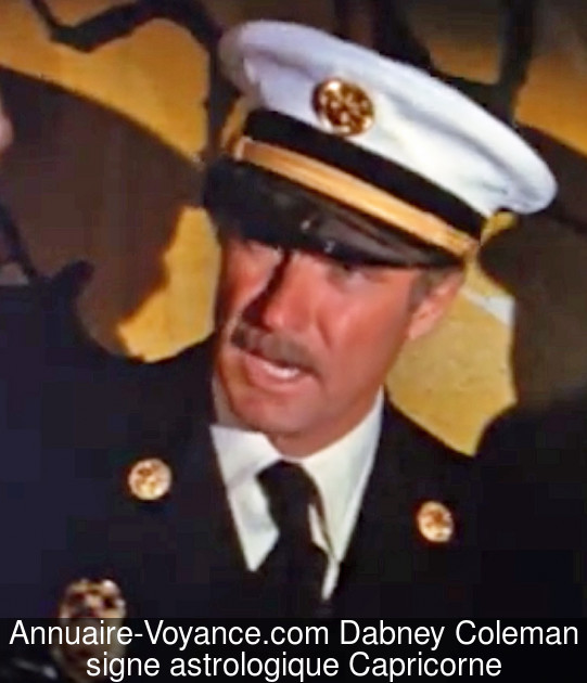 Dabney Coleman Capricorne