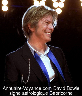 David Bowie Capricorne