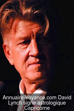 David Lynch Capricorne