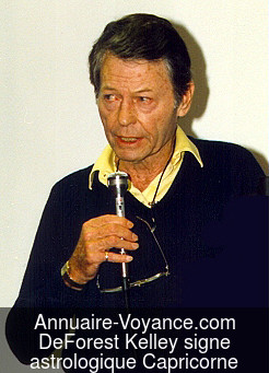 DeForest Kelley Capricorne