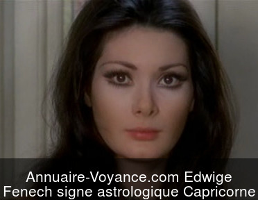 Edwige Fenech Capricorne