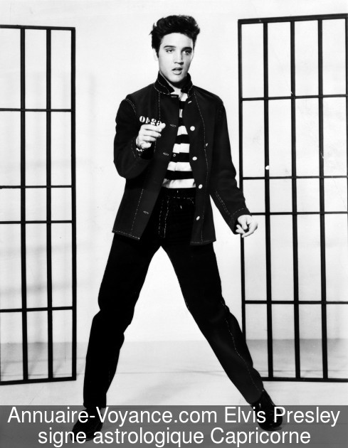 Elvis Presley Capricorne