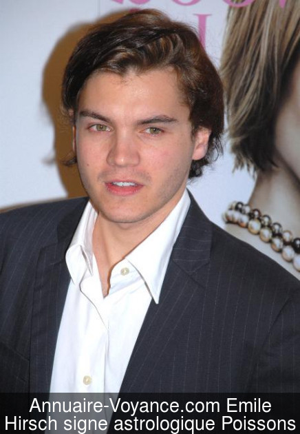 Emile Hirsch Poissons