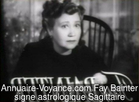 Fay Bainter Sagittaire