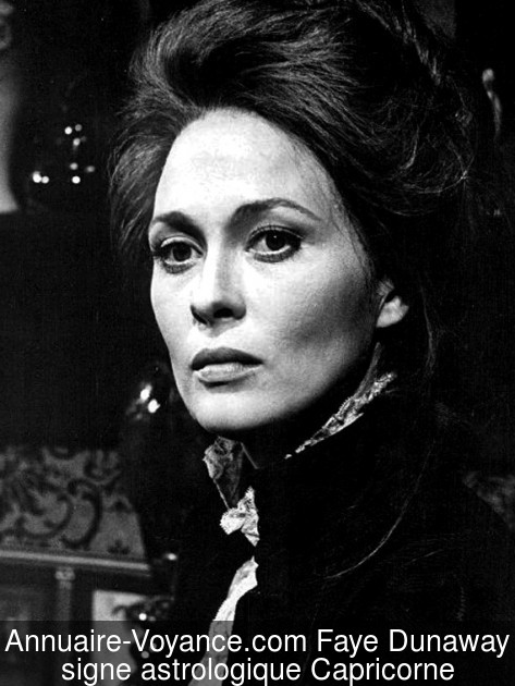 Faye Dunaway Capricorne