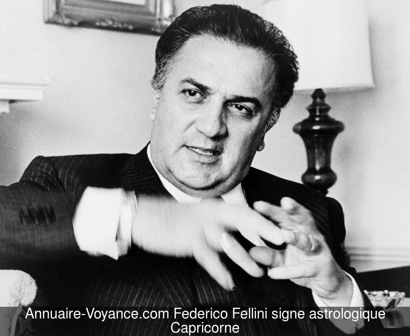 Federico Fellini Capricorne