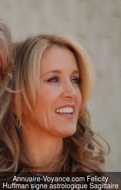 Felicity Huffman Sagittaire