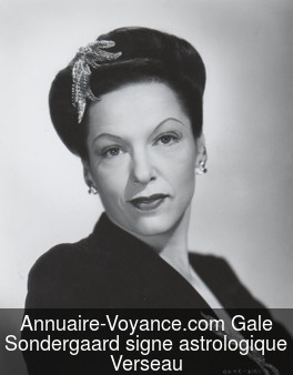 Gale Sondergaard Verseau