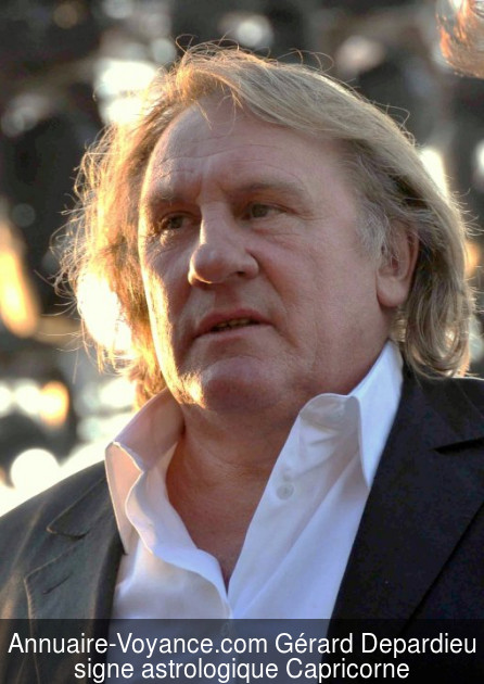 Gérard Depardieu Capricorne