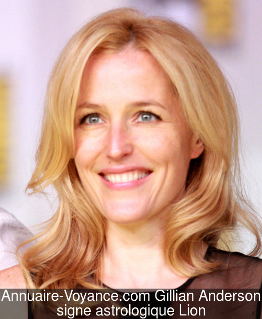 Gillian Anderson Lion