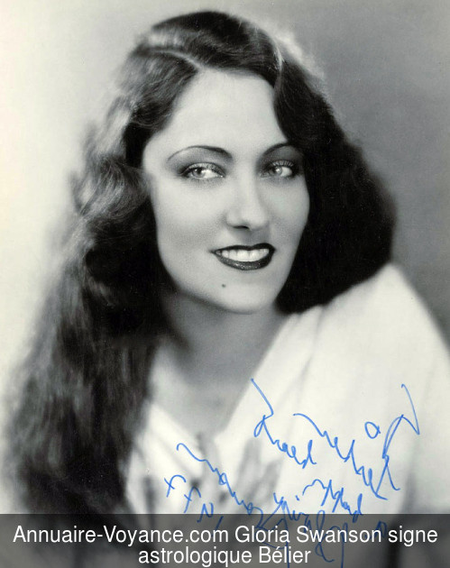 Gloria Swanson Bélier