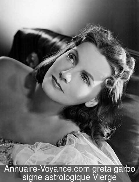 greta garbo Vierge