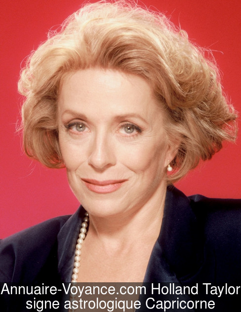 Holland Taylor Capricorne