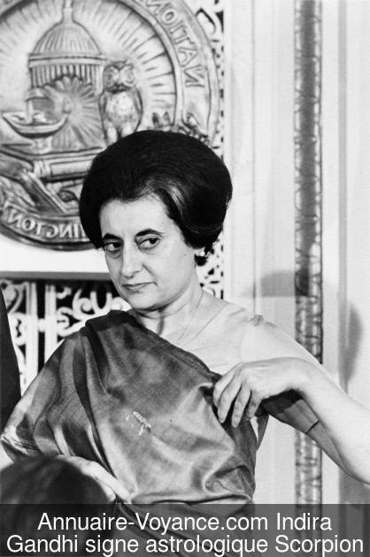 Indira Gandhi Scorpion