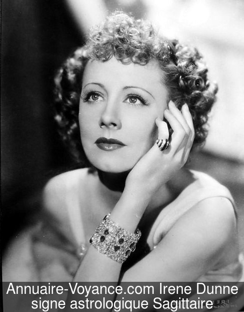 Irene Dunne Sagittaire