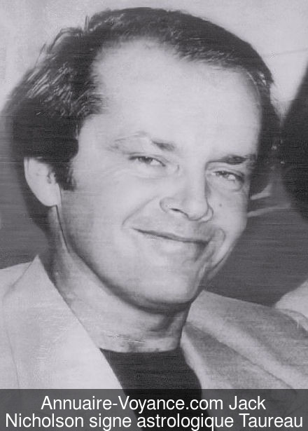 Jack Nicholson Taureau