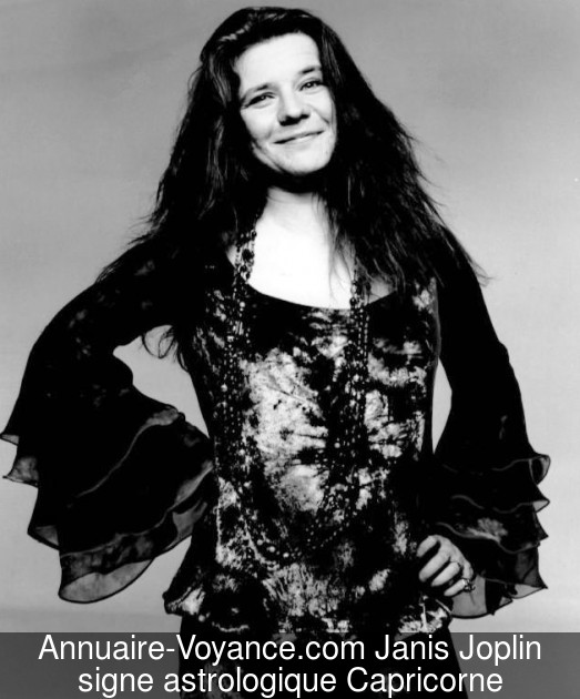 Janis Joplin Capricorne