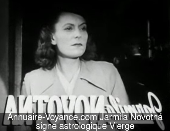 Jarmila Novotná Vierge